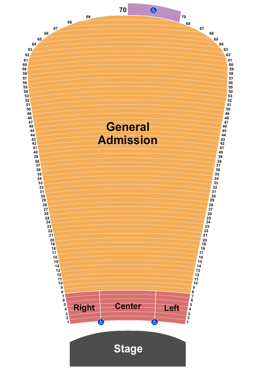 Red Rocks Amphitheatre Ice Cube Seating Chart